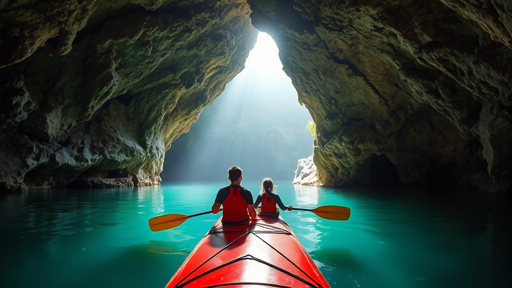 활옥동굴 입장료 및 운영 정보 (realistic 스타일)