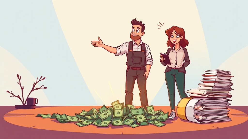 임금 체불, 법적 대응 방법은? (cartoon 스타일)