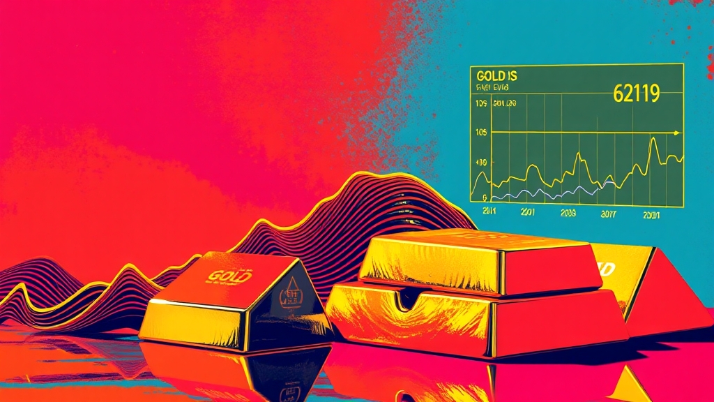 금 ETF 투자 시 환율 영향 고려 (popart 스타일)