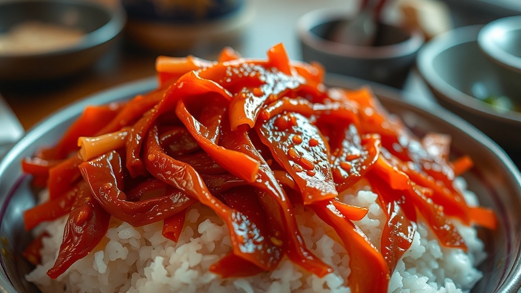 고들빼기를 활용한 다양한 요리법 (realistic 스타일)