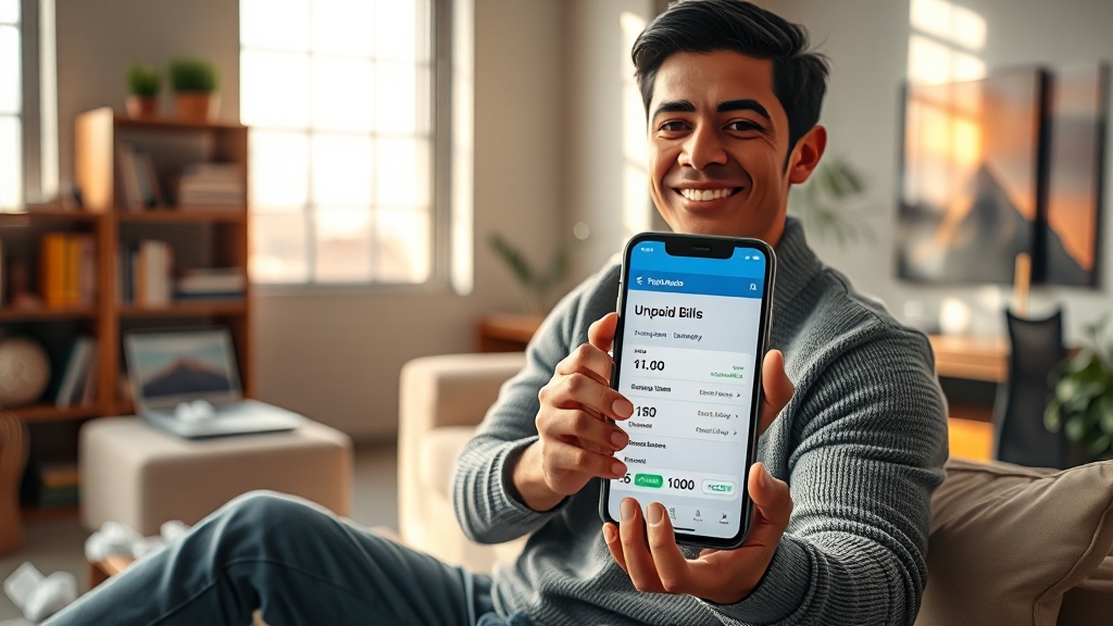 미납 요금 분할 납부 및 대안 (realistic 스타일)