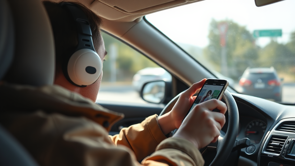 운전면허 정보 조회 및 갱신, 이제 온라인으로! (realistic 스타일)