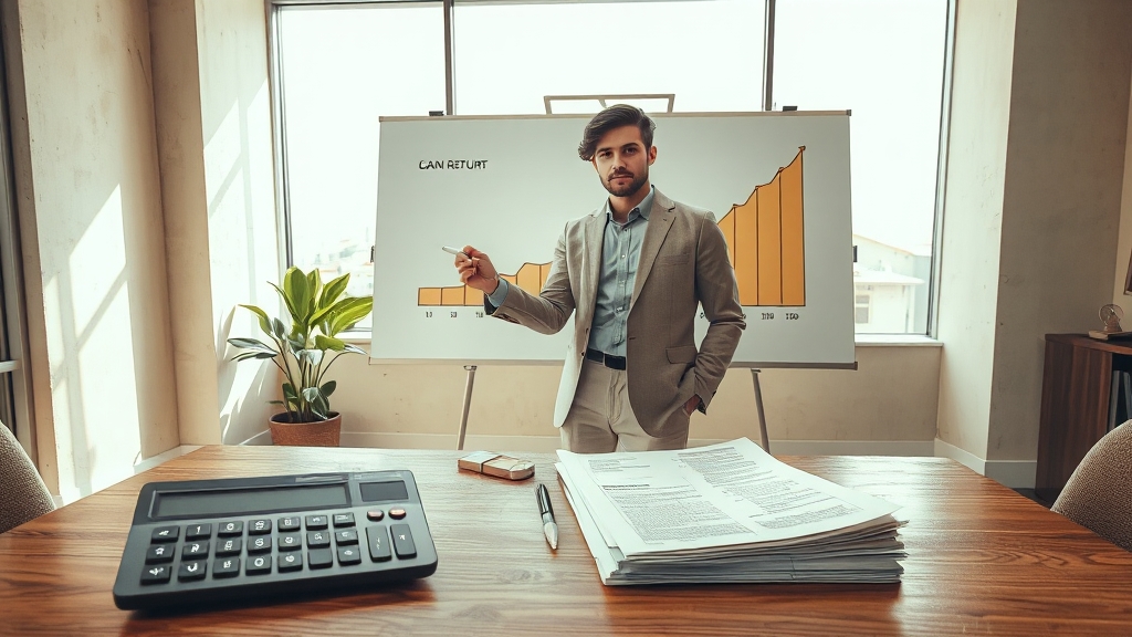 세금 및 대출, 투자 시 고려 사항 (realistic 스타일)