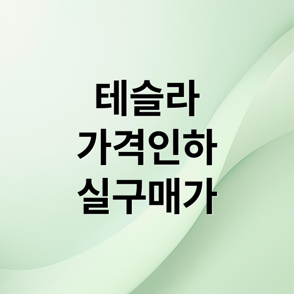 테슬라
가격인하
실구매가 (테슬라 전기차 가격 인하)