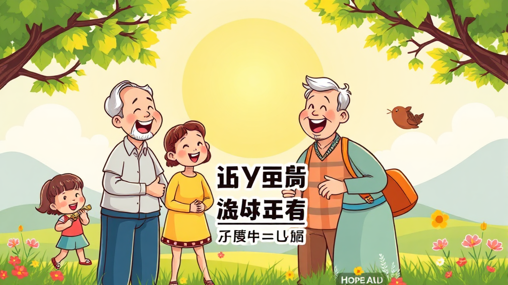 복지 및 일자리 정보 (cartoon 스타일)