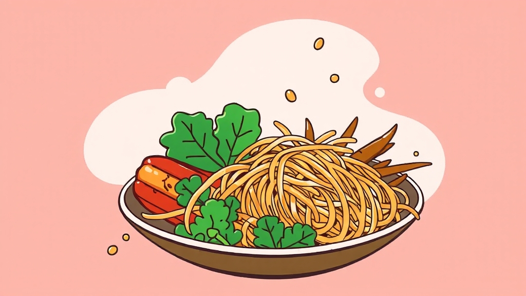 혈당 스파이크 예방 식습관 (illustration 스타일)