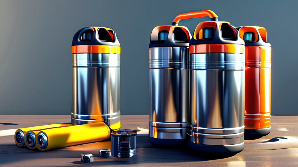 보조배터리 안전하게 폐기하는 방법 (realistic 스타일)