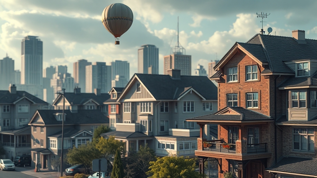 부동산 시장 진단 (realistic 스타일)