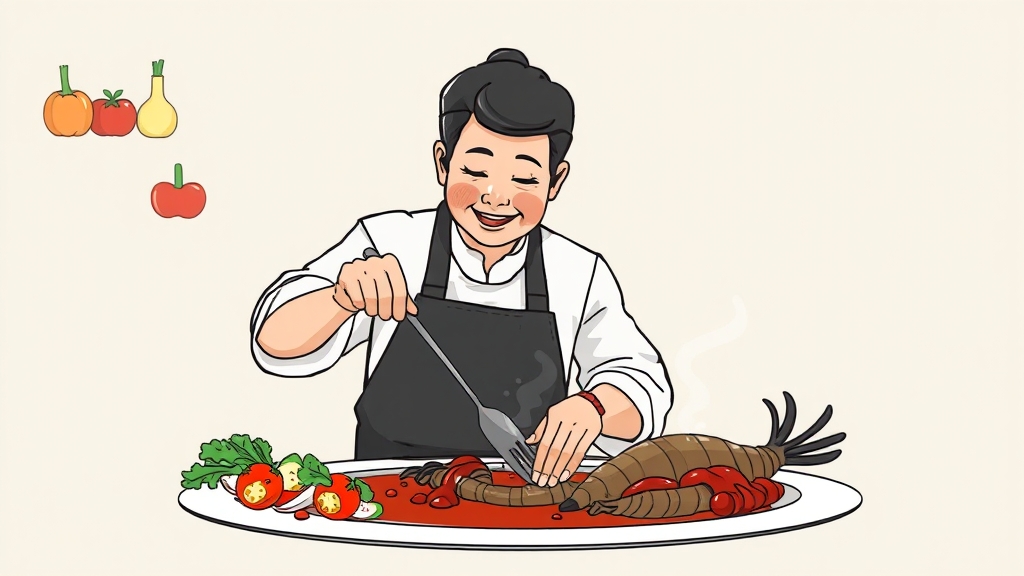 맛의 비결: 요리 팁 (illustration 스타일)