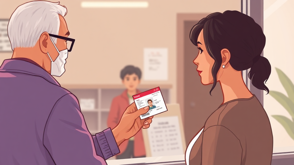 주민센터 발급 방법 (realistic 스타일)