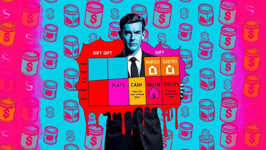 부동산 증여세, 똑똑한 절세 전략 (popart 스타일)