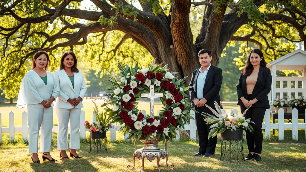 근조화환 주문 및 배달 서비스 (realistic 스타일) (재시도)