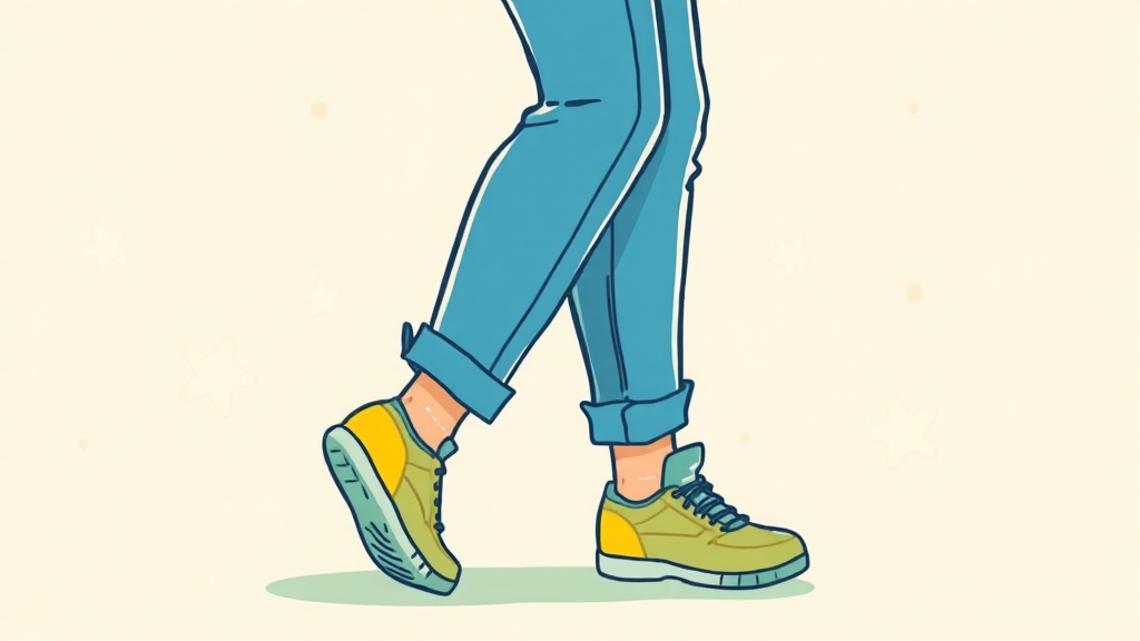 족저근막염 깔창 가이드 (cartoon 스타일)