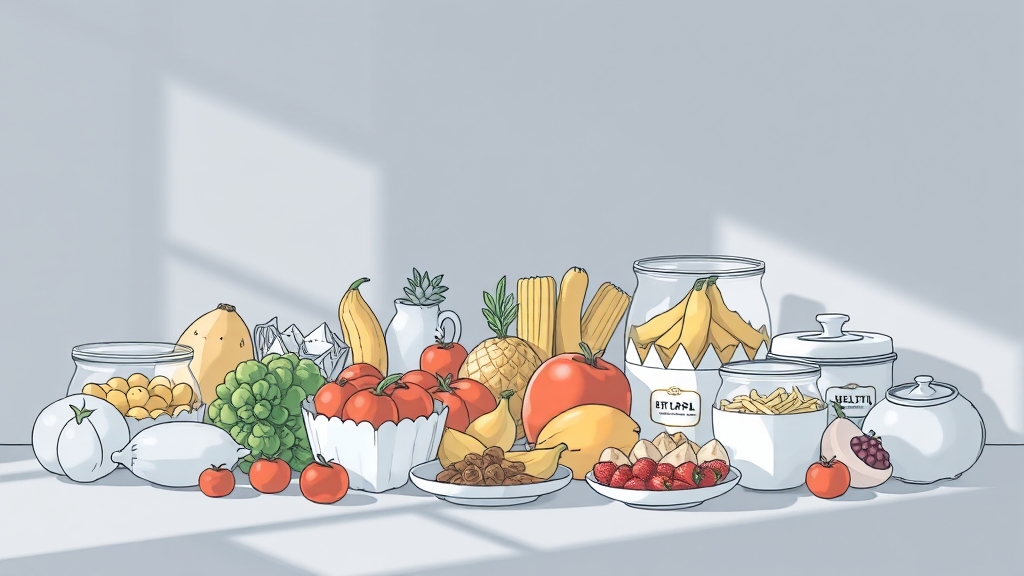유통기한과 보관 방법 (illustration 스타일)