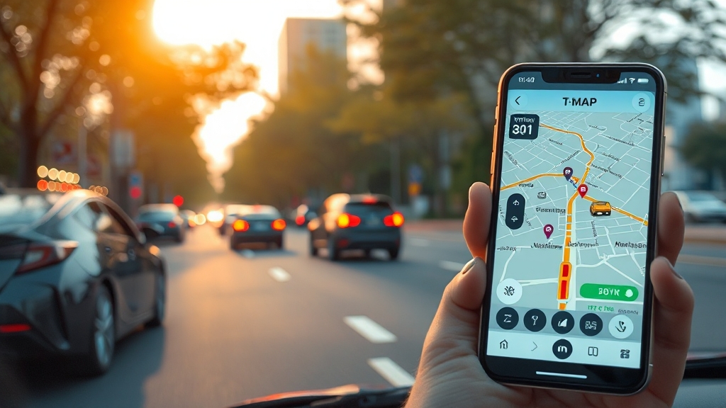 T맵, 카카오맵 활용법 (realistic 스타일)