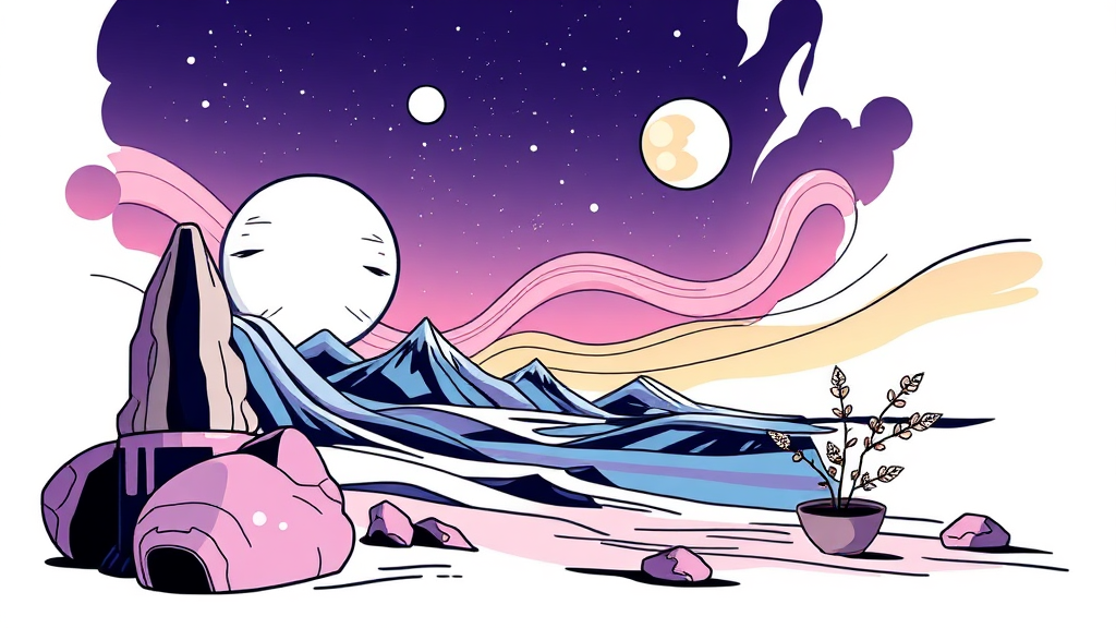 갤럭시탭 S5e 활용 팁: 영상 시청부터 학습까지 (illustration 스타일)