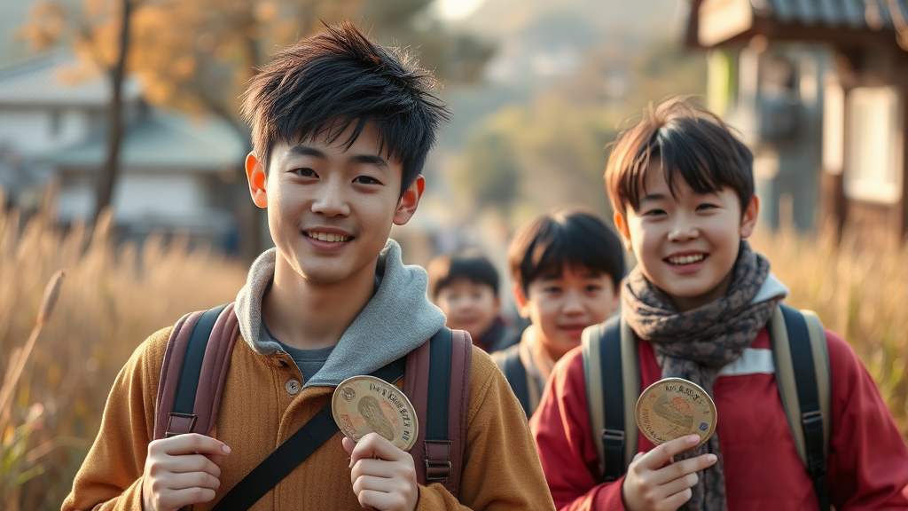 경기도 청년기본소득, 더 나은 미래를 위한 든든한 지원 (realistic 스타일)