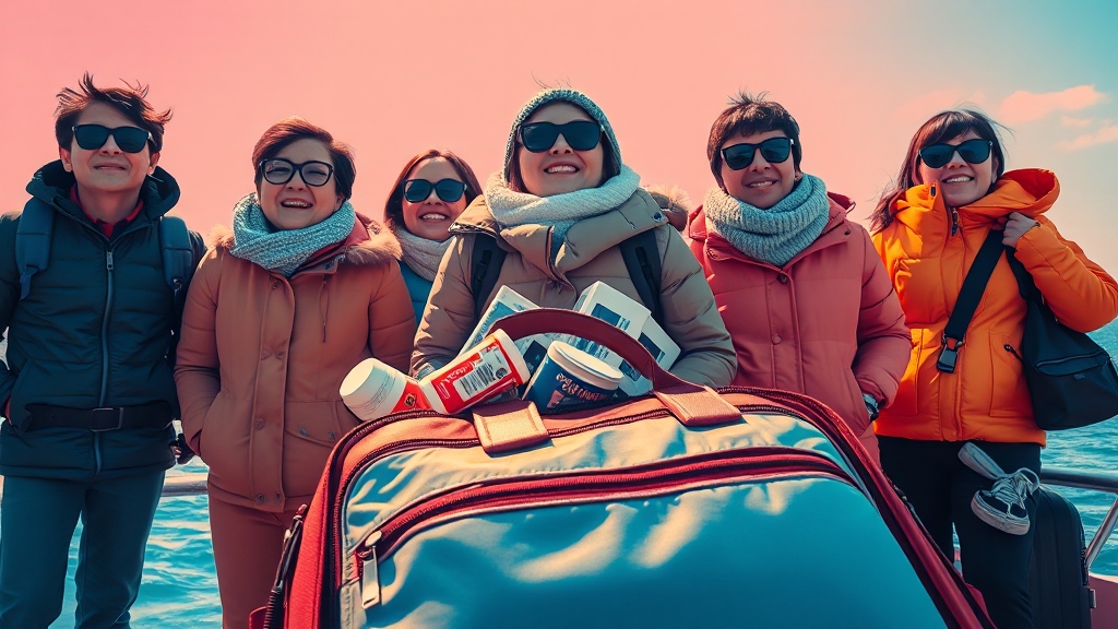 크루즈 탑승 전 필수 준비사항 (popart 스타일)