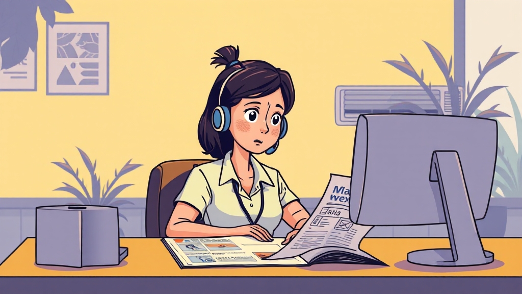 고객센터 전화번호 및 운영시간 (cartoon 스타일)