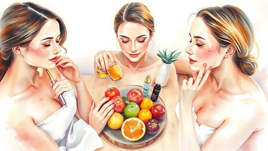 멜라논 크림 외 기미, 주근깨 케어 방법 (watercolor 스타일)