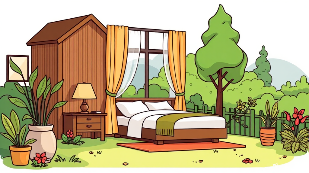 웰파크 호텔 예약 및 객실 정보 (cartoon 스타일)