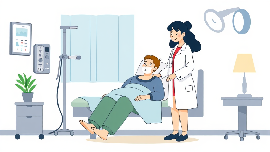 검사 당일, 잊지 마세요! (illustration 스타일)