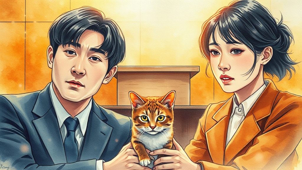 드라마 속 현실적인 소재와 사회적 배경 (watercolor 스타일)