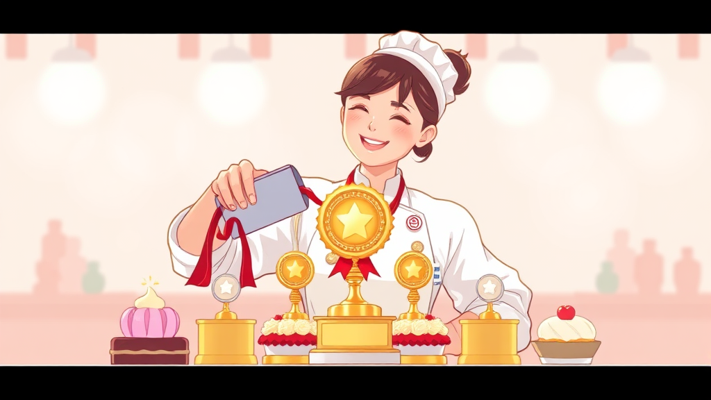 화려한 수상 경력 (illustration 스타일)