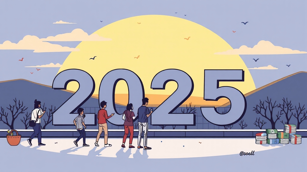 2025년, 무엇이 달라졌나? (illustration 스타일) (재시도)