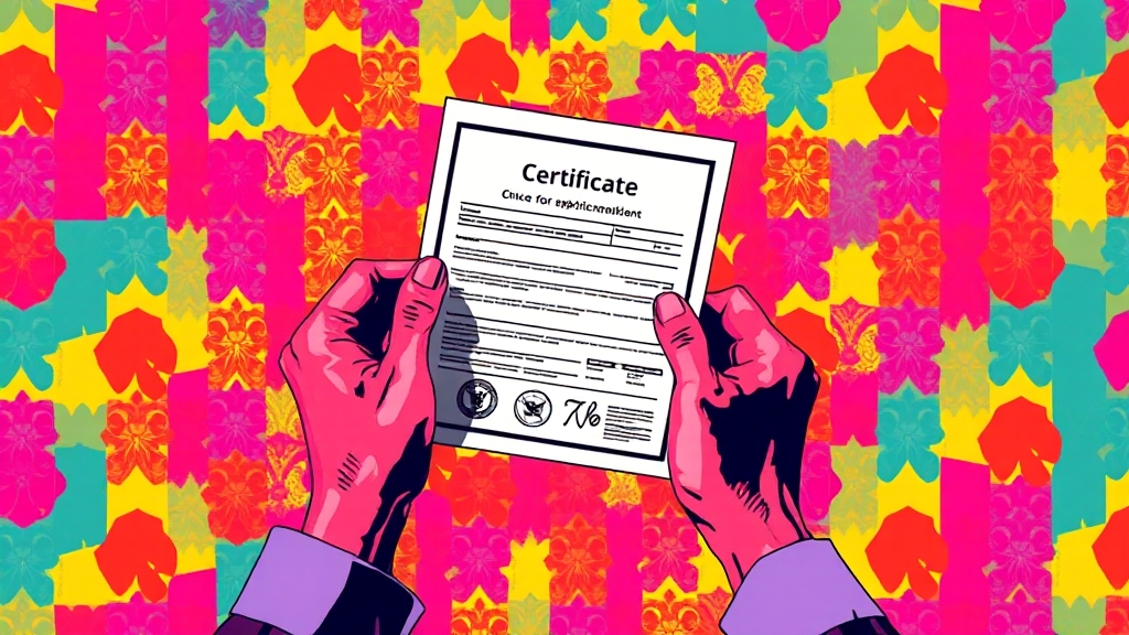 다양한 지원금 신청과 증명서 발급 (popart 스타일)