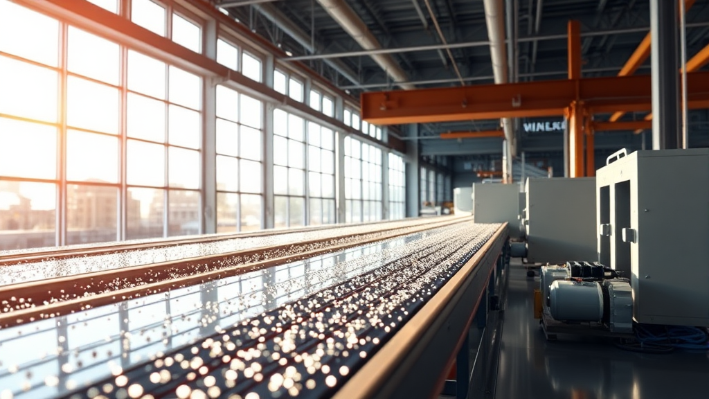 SK온의 부상과 공급망 분석 (realistic 스타일)