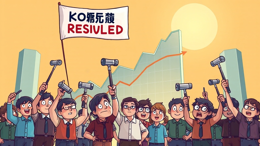 상법 개정이 주식 시장에 미치는 영향 (cartoon 스타일)