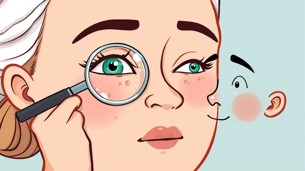 좁쌀 여드름, 오해와 진실 (cartoon 스타일)