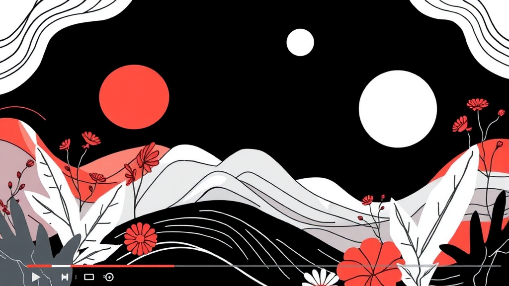 새로운 유튜브 슬라이드바 기능 탐색 (illustration 스타일)