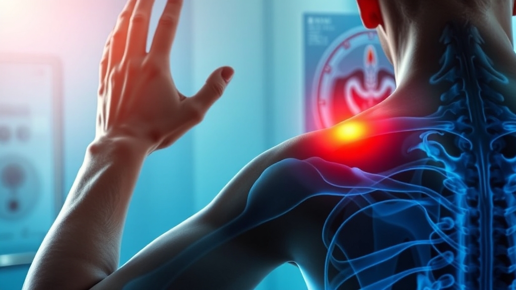 어깨충돌증후군 진단 (realistic 스타일)