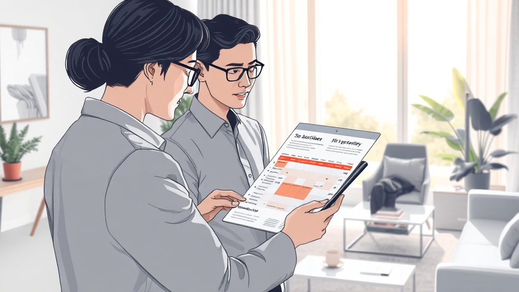 청약 일정 및 핵심 절차 (illustration 스타일)