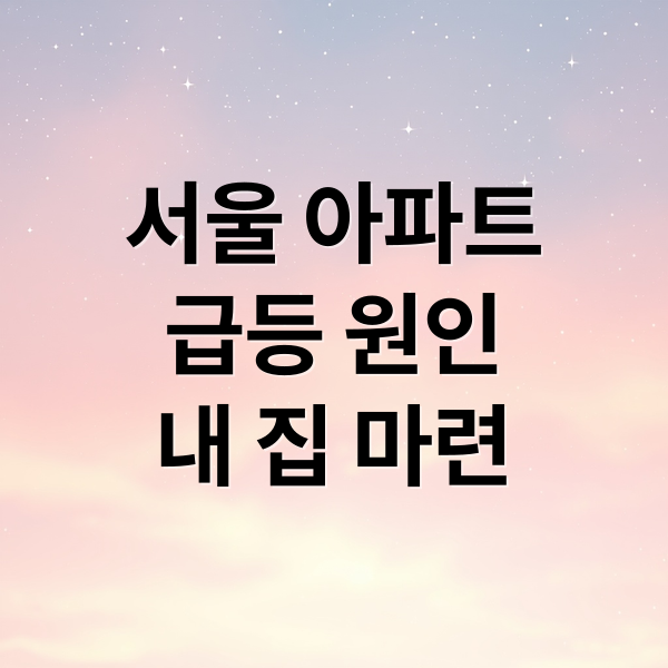 서울 아파트
급등 원인
내 집 마련 (서울 아파트값 급등 한국은행 거시 건전성 정책)