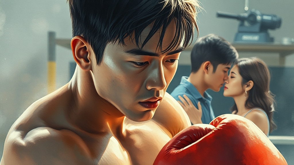 박보검의 연기 변신 (watercolor 스타일)