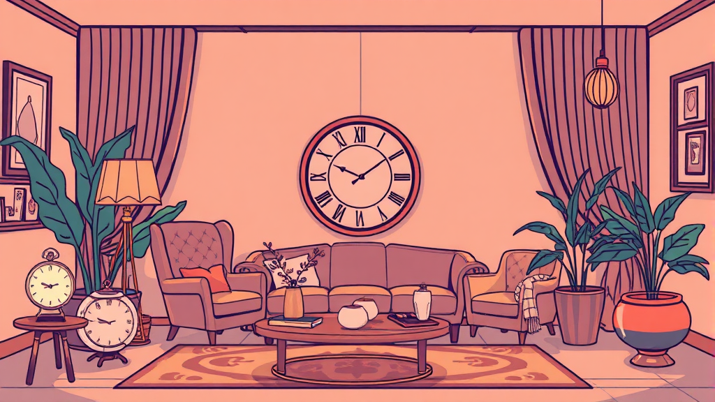 시간의 가치를 아는 부자들의 소비 패턴 (illustration 스타일)