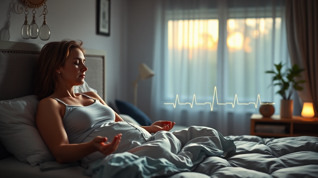 빈맥 예방 및 관리 (realistic 스타일)