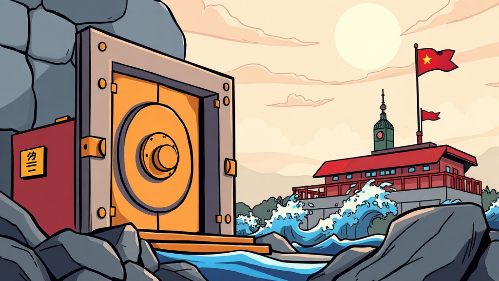 심각한 정보 유출 우려 (cartoon 스타일)