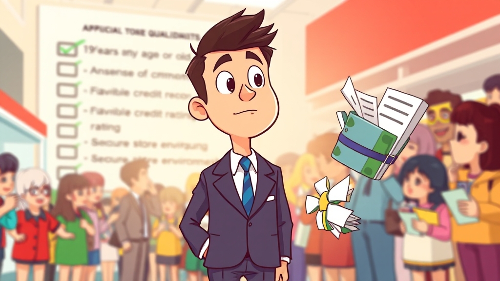 토토 판매점 신청 자격은? (cartoon 스타일)