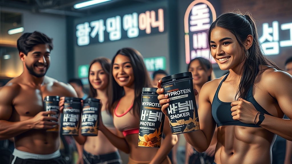 마이프로틴, 헬스인 사로잡은 비결 (realistic 스타일)