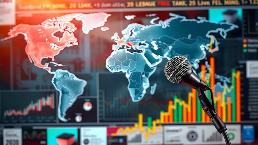 주요 뉴스 한눈에 보기 (realistic 스타일)