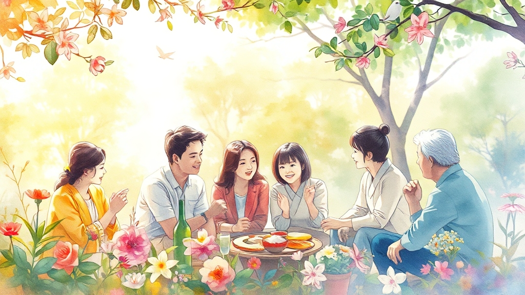 음식과 냄새의 연결 (watercolor 스타일)