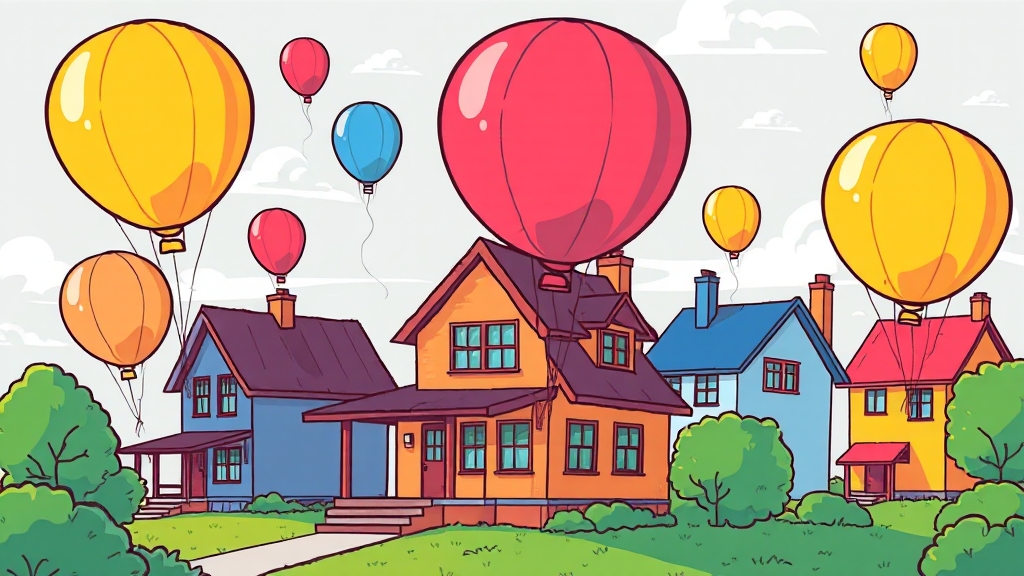 부동산 대출이란? (cartoon 스타일)