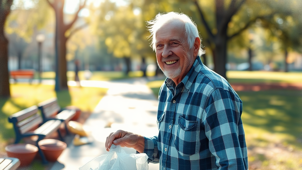 노인 일자리 사업이란? (watercolor 스타일)
