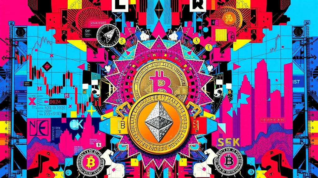 알트코인 시장과의 상관관계 (popart 스타일)