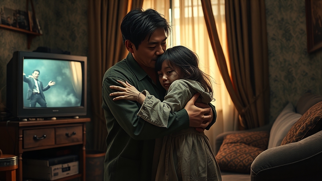 좀비딸: 배우들의 열연 (realistic 스타일)