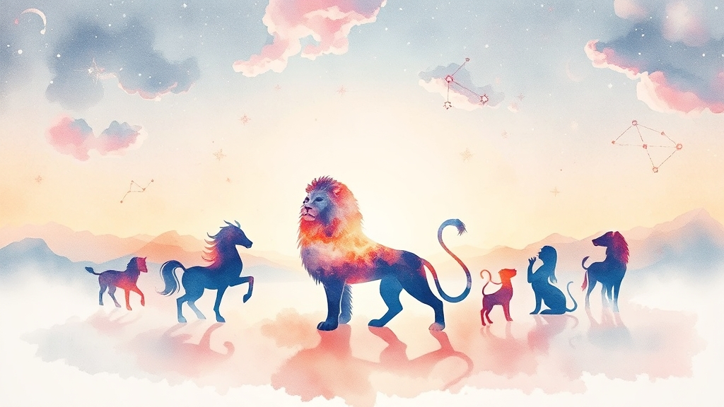 2025년 5월 10일 띠별 총운 (watercolor 스타일)